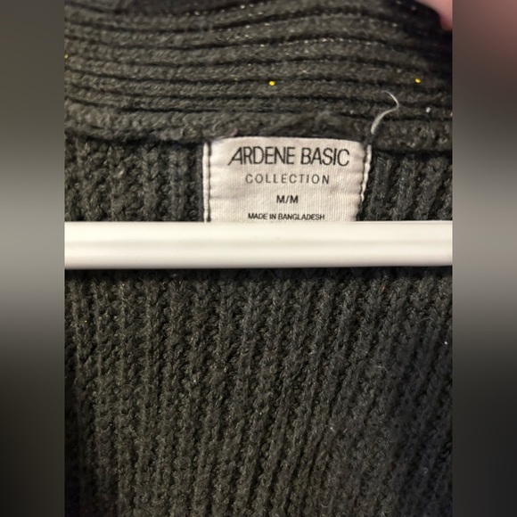 Ardene Basic Long Open Knit Cardigan Dark Grey, M - Picture 4 of 4
